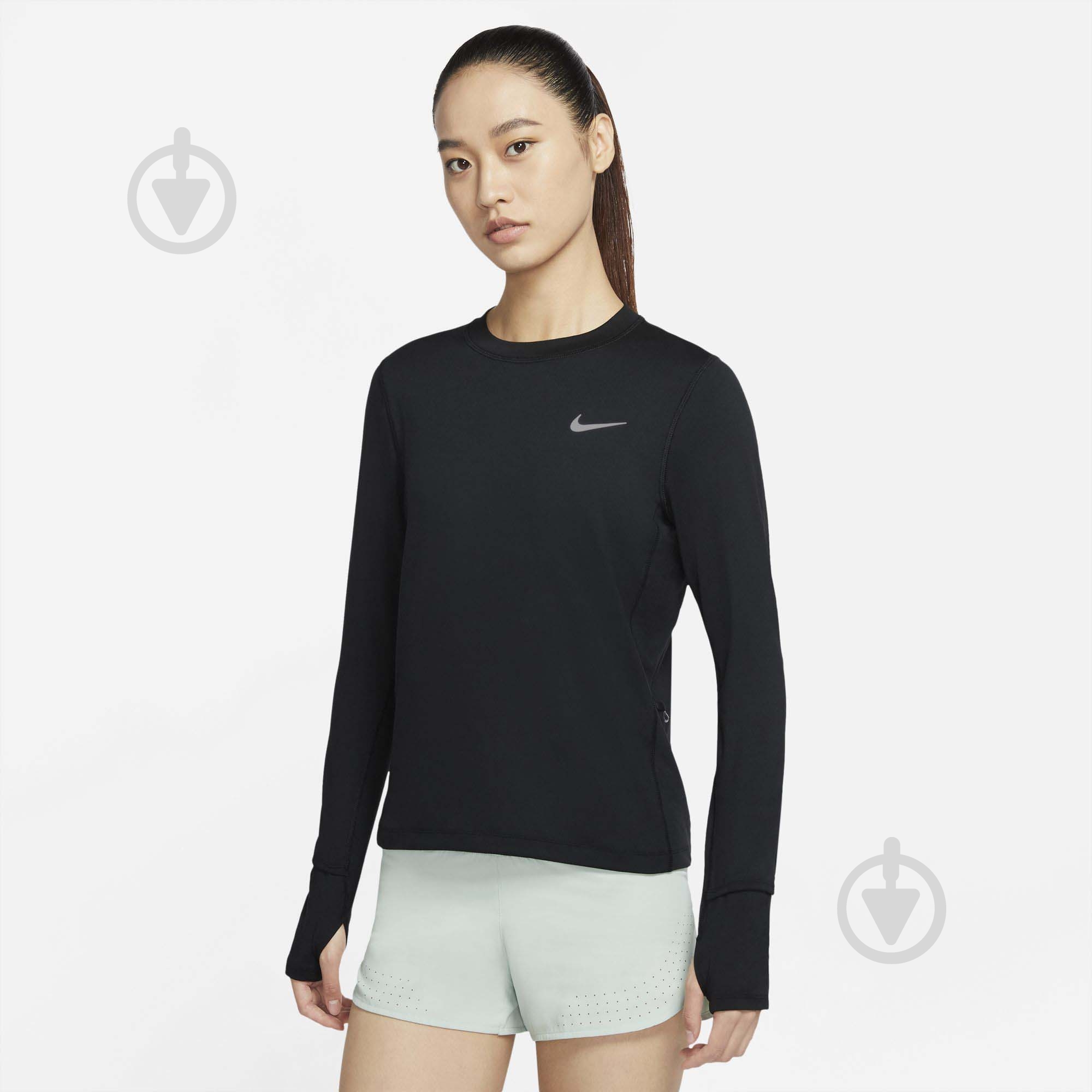 Футболка Nike W NK DF ELEMENT CREW CU3277-010 р.L черный - фото 6
