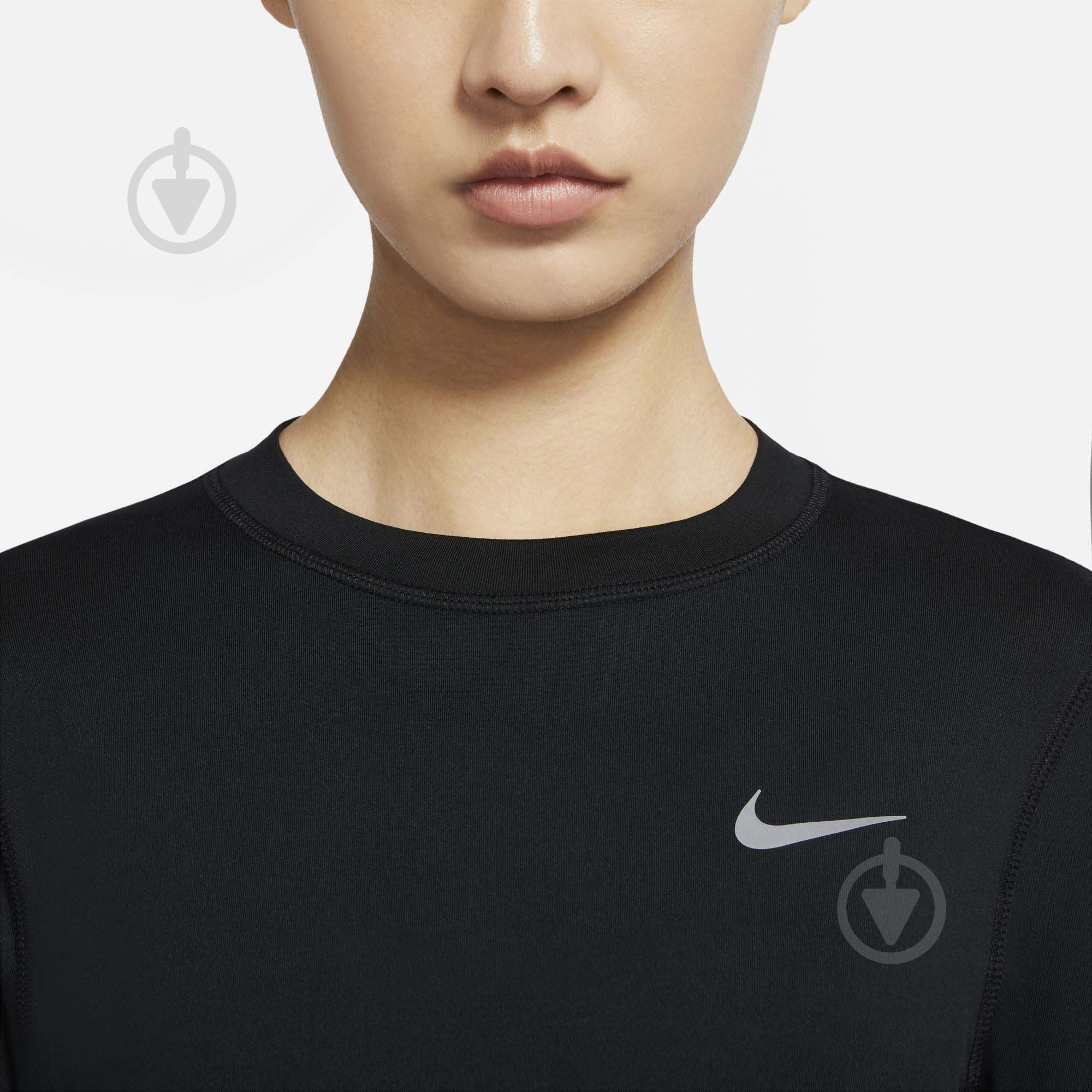 Футболка Nike W NK DF ELEMENT CREW CU3277-010 р.L черный - фото 7