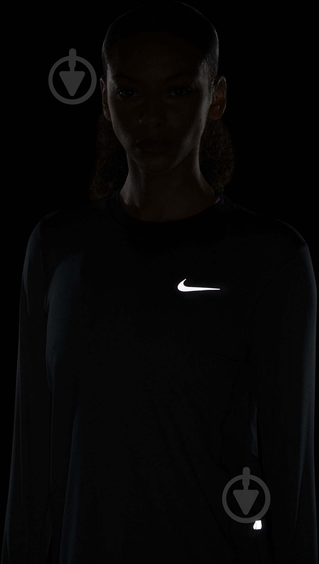Футболка Nike W NK DF ELEMENT CREW CU3277-010 р.M черный - фото 14