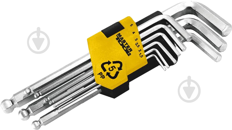 Набор ключей шестигранных MasterTool 75-0957 - фото 1