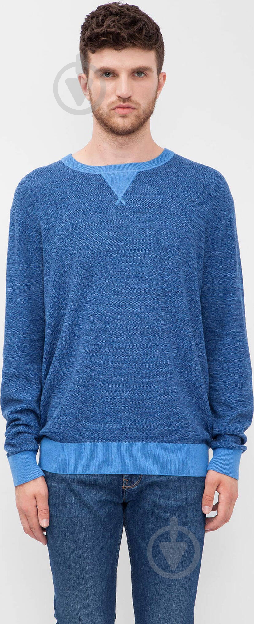 Джемпер Tommy Hilfiger TWISTED RICECORN C-NK CF MW0MW00426-14 р. XL блакитний - фото 1