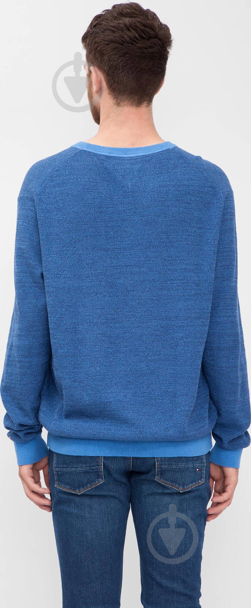 Джемпер Tommy Hilfiger TWISTED RICECORN C-NK CF MW0MW00426-14 р. XL блакитний - фото 3