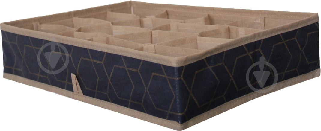 Короб для хранения Тарлев 258458 16 ячеек Classic Blue 90x290x430 мм - фото 1