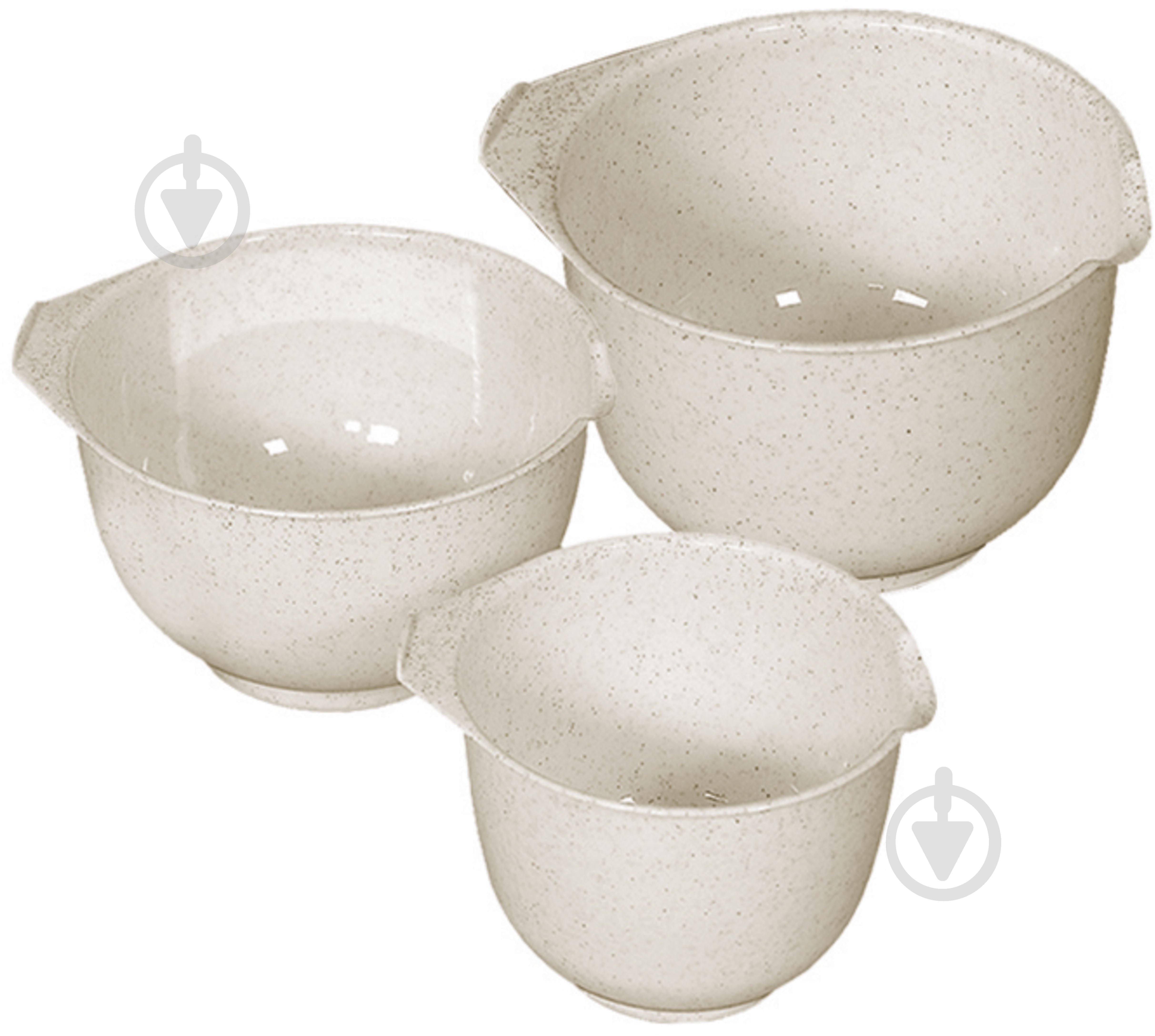 Набор мисок Curver 1,5л + 2л + 2,5л белый - фото 1 Набор мисок Curver 1,5л + 2л + 2,5л белый - фото 1