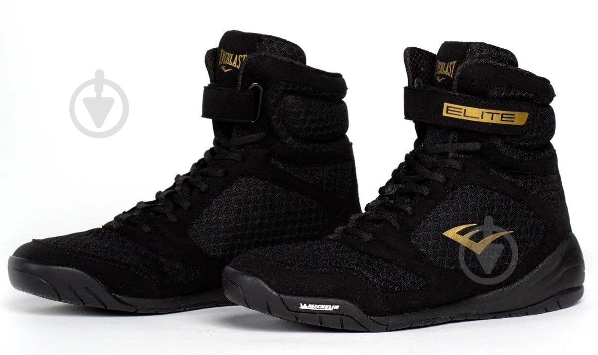 Боксерки чоловічі Everlast ELITE 2 BOXING SHOES P00003258-BK р.46 чорні - фото 3 Боксерки чоловічі Everlast ELITE 2 BOXING SHOES P00003258-BK р.46 чорні - фото 3