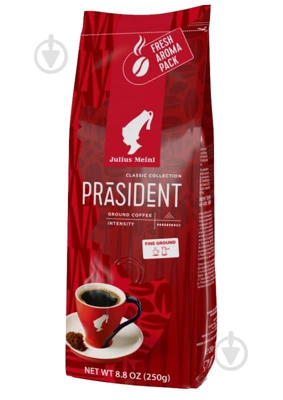 Кава мелена Julius Meinl Prasident 250 г - фото 1 Кава мелена Julius Meinl Prasident 250 г - фото 1
