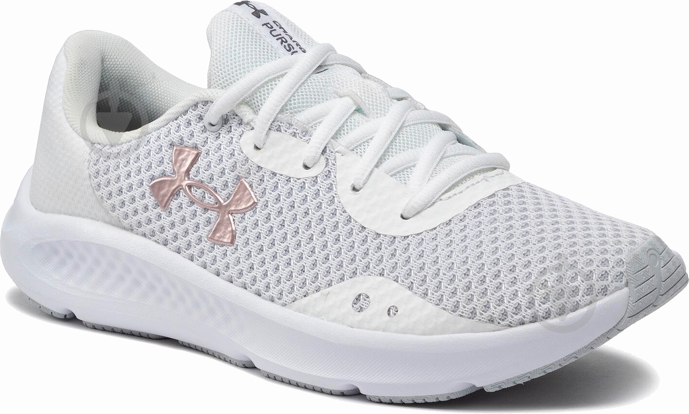 Кроссовки женские Under Armour CHARGED PURSUIT 3 VM 3025847-101 р.41 белые - фото 2