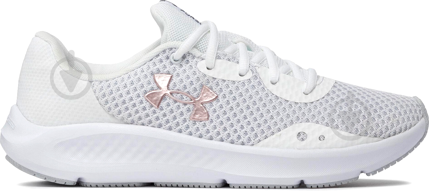 Кроссовки женские Under Armour CHARGED PURSUIT 3 VM 3025847-101 р.41 белые - фото 1