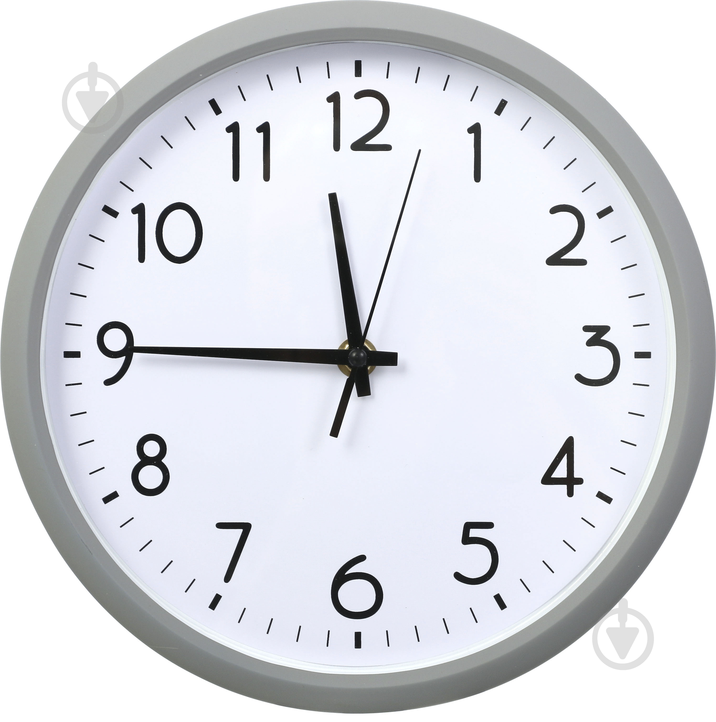 Часы настенные 10049A серый - фото 1