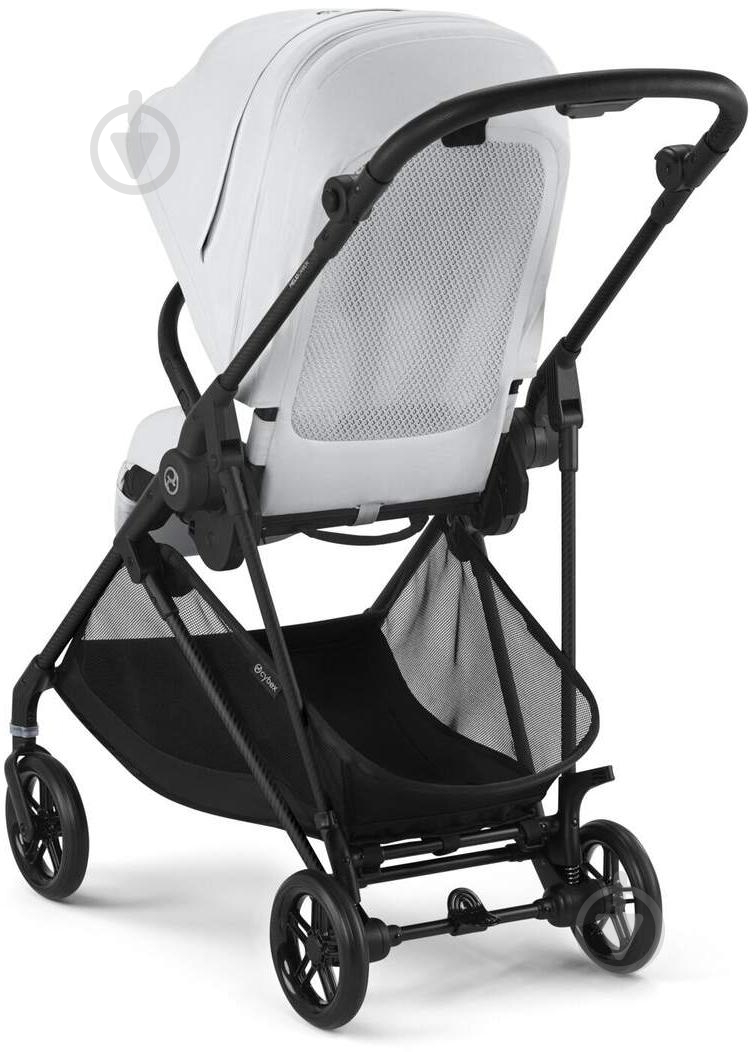 Коляска прогулянкова Cybex Melio Carbon Fog Grey (З Бампером) (525000043) - фото 4