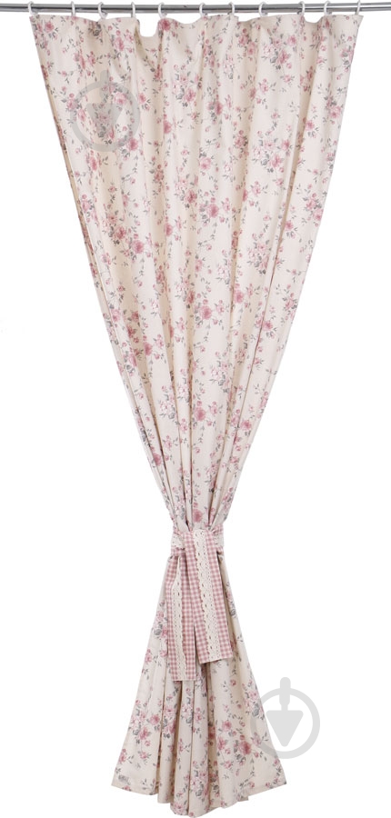 Штора 200х250 с подхватом Розы Прованс - фото 2 Штора 200х250 с подхватом Розы Прованс - фото 2