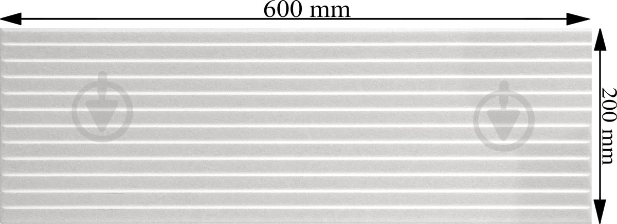 Плитка Emigres Оліте Гомера Бланко 20х60 - фото 3