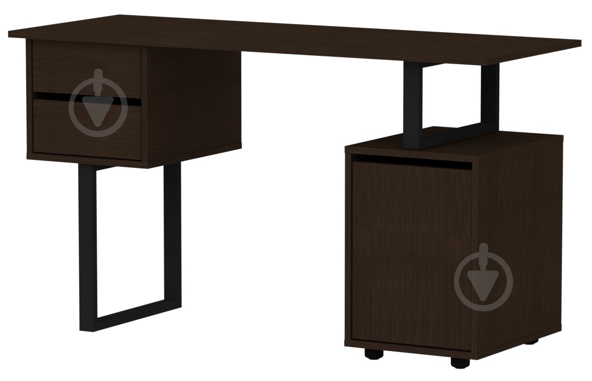 Стол письменный Лофт-4 венге - фото 1 Стол письменный Лофт-4 венге - фото 1