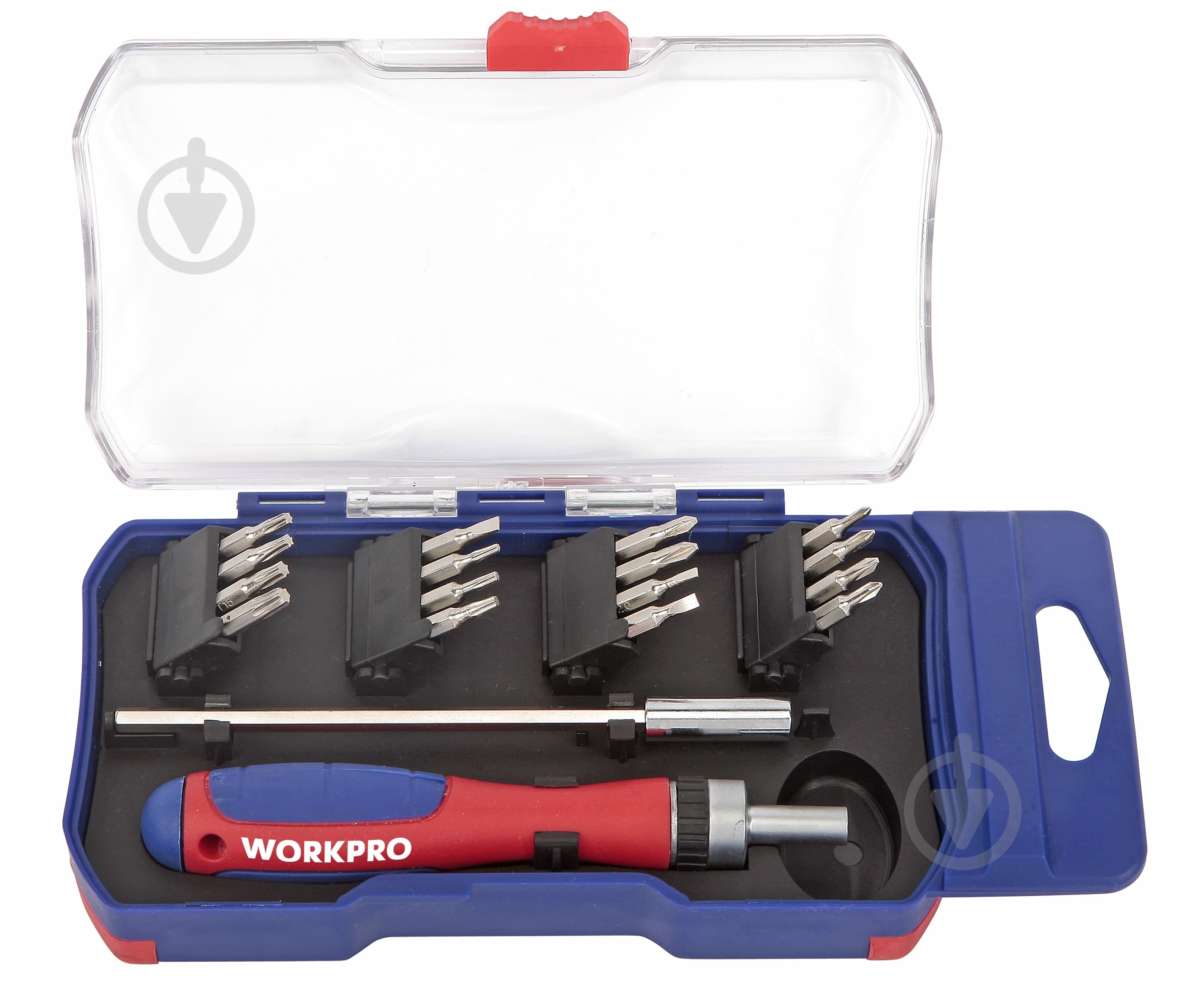 Отвертка со сменными насадками WORKPRO W021181 - фото 1