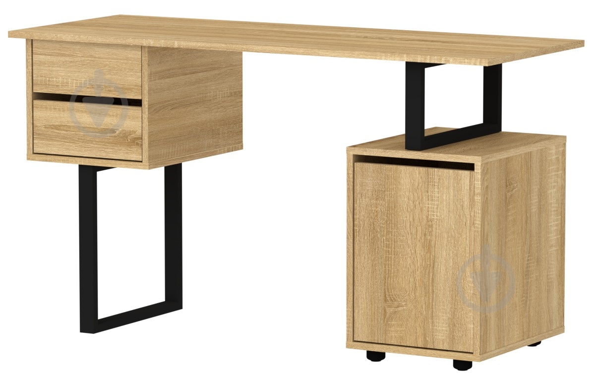 Стол письменный Лофт-4 дуб сонома - фото 1