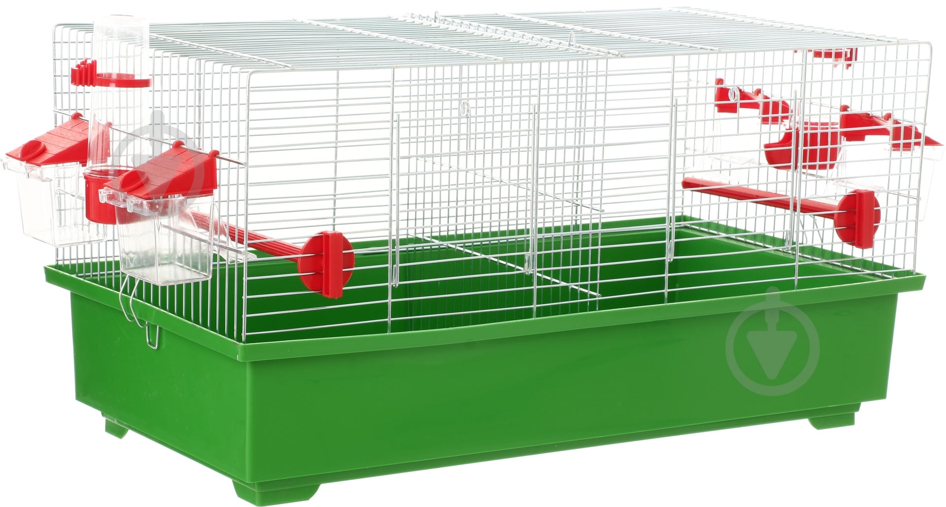 Клетка Лорі Дуэт-мини цинк 56x30x29 см - фото 1