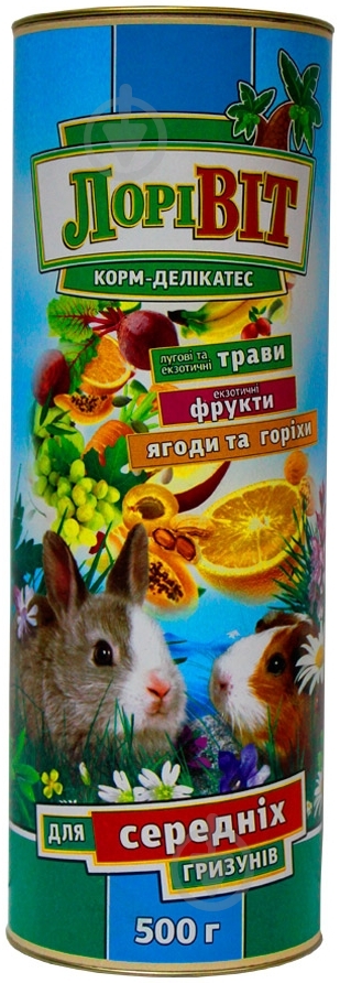 Корм Лорі  ВІТ деликатес для средних грызунов 500 г - фото 1