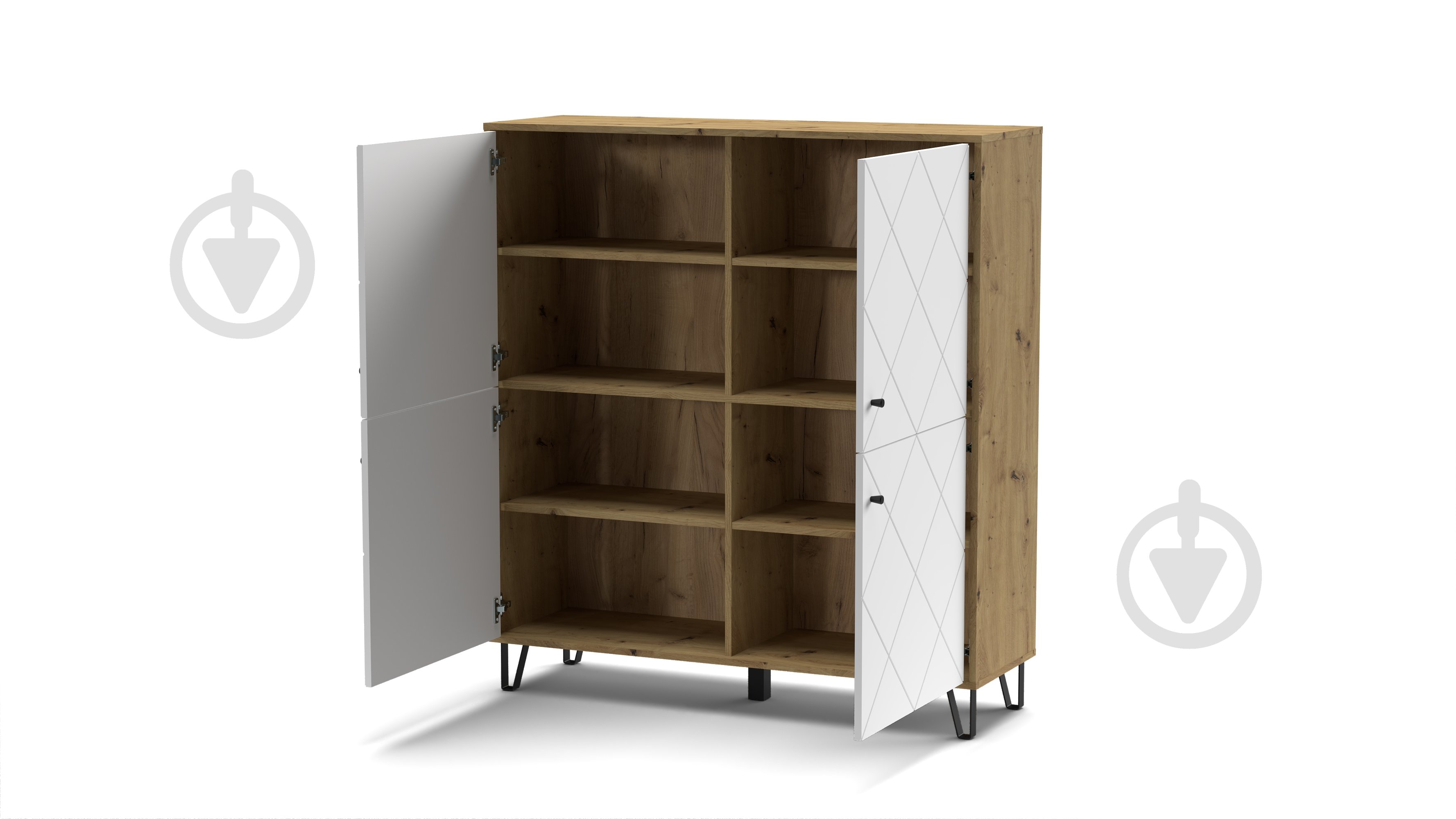 Пенал Bollo BO 8 1352х1234х400 мм дуб артизан - фото 3