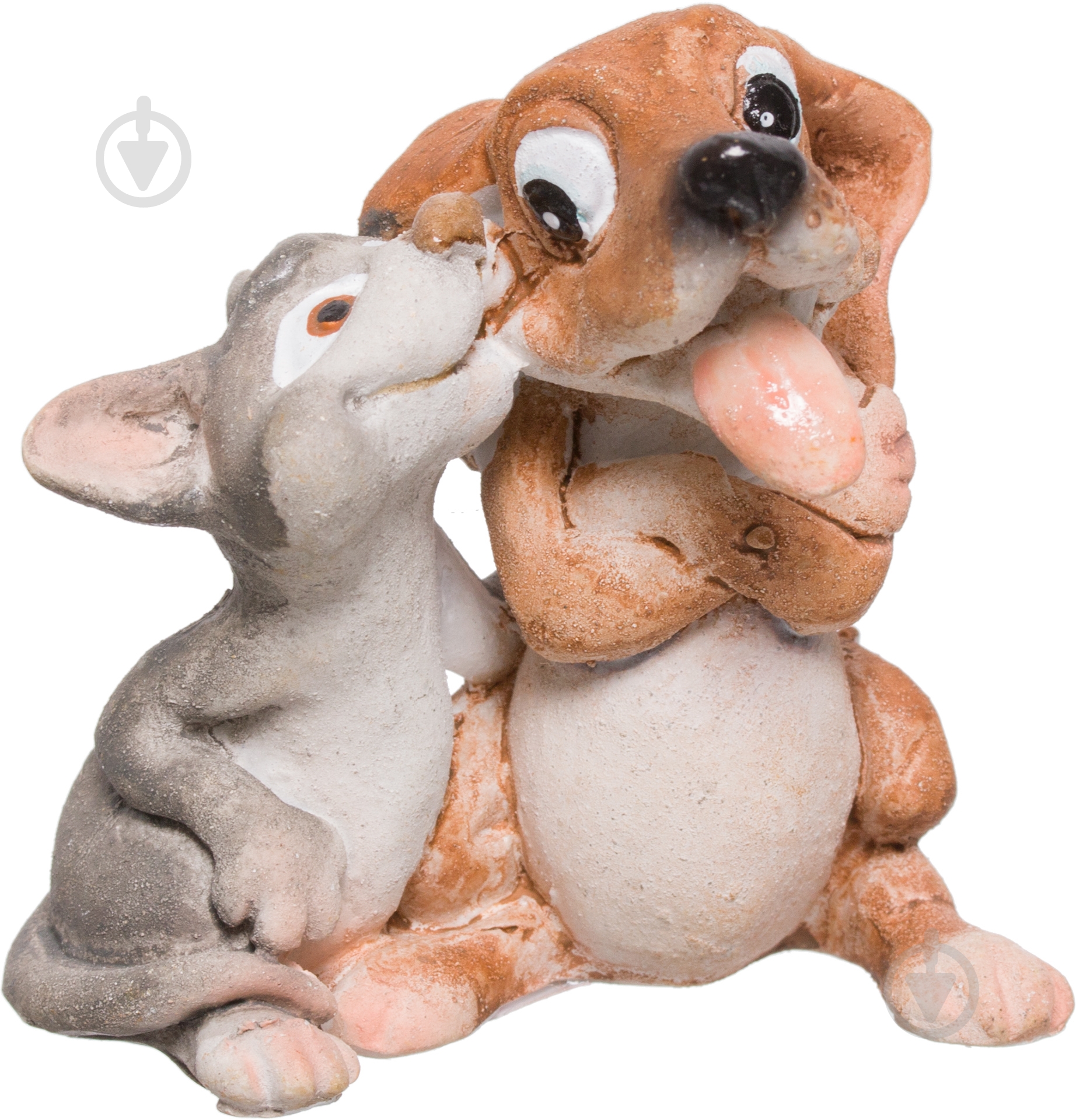 Фігурка Lefard обіймашки 450-567 6х5,5х4 см коричневий - фото 1