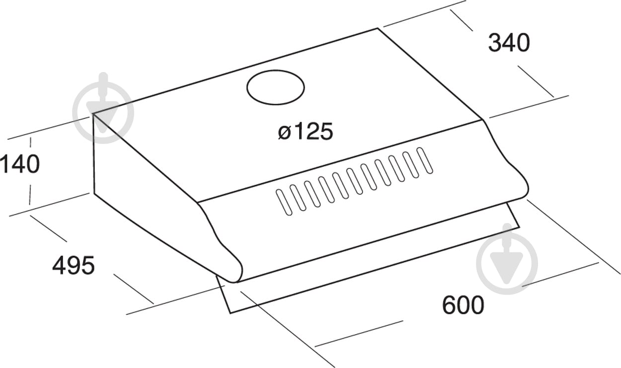 Вытяжка Cata P 3260 MAROON - фото 14