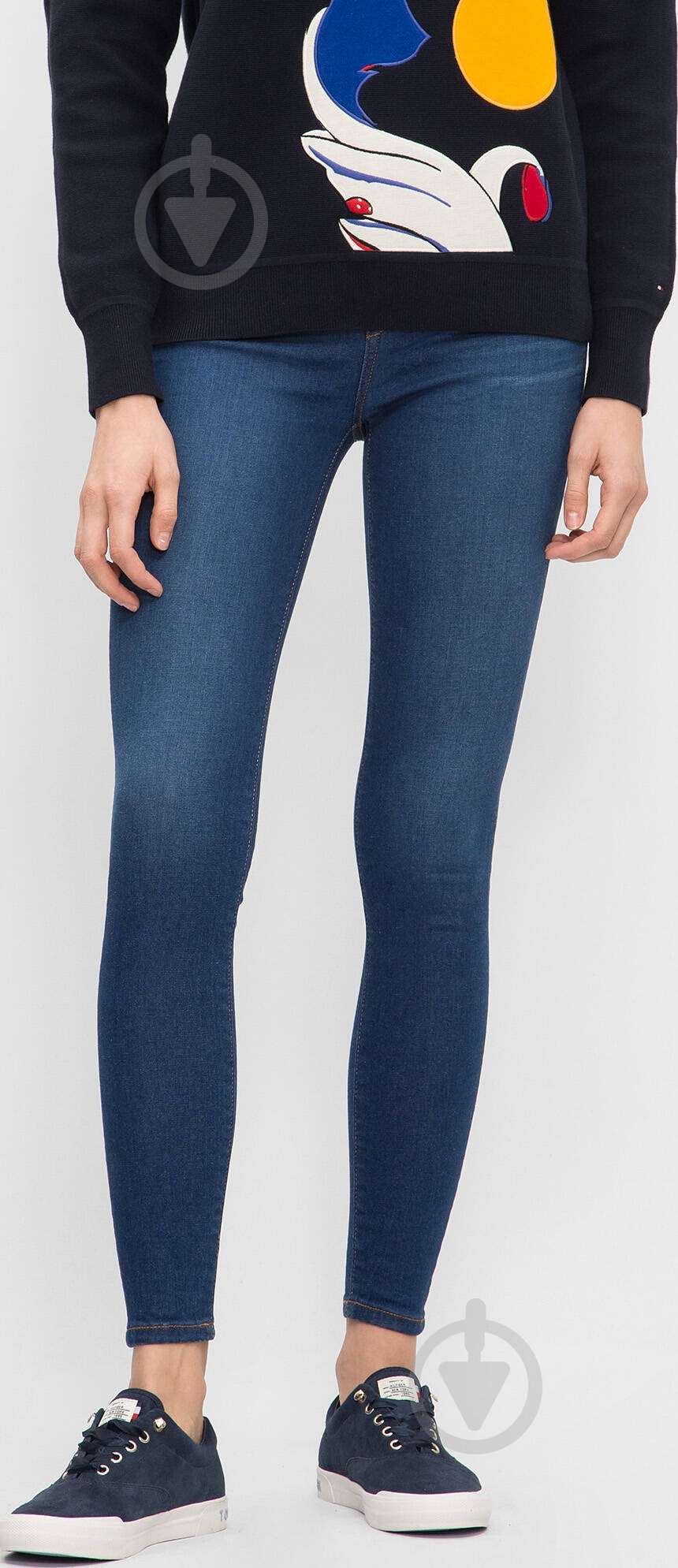 Джинсы Tommy Hilfiger HARLEM HW ANKLE NIKKI WW0WW20452-912 р. 28 синий - фото 1