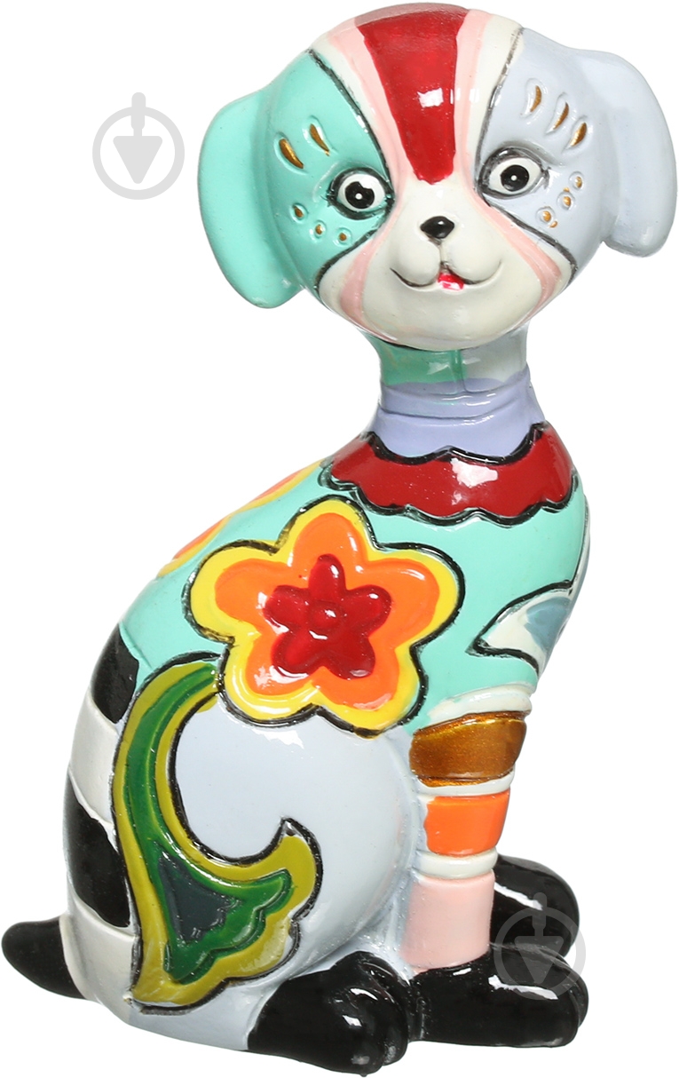 Фигурка Lefard собака 918-012 6,5х4х2 см разноцветный - фото 1