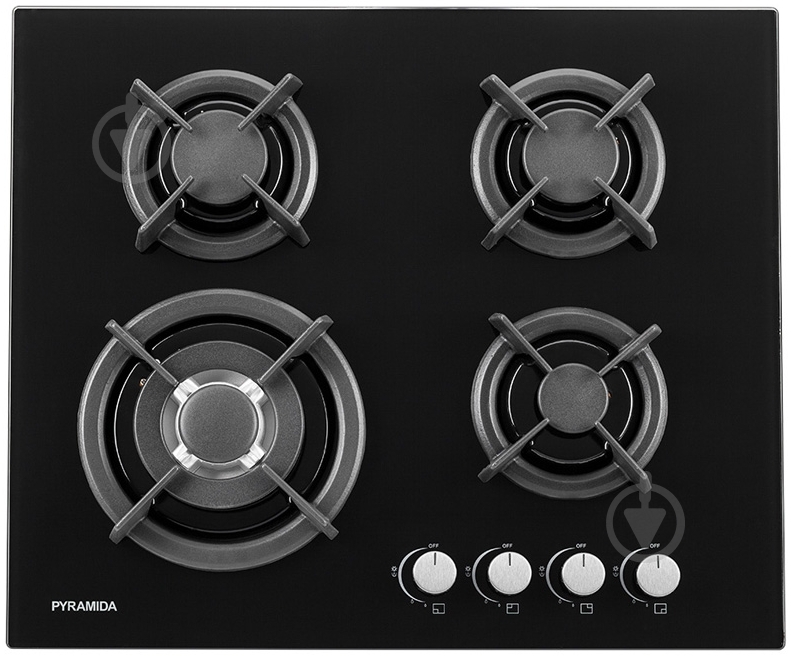 Варочная поверхность газовая Pyramida PFG 604 STX - фото 1 Варочная поверхность газовая Pyramida PFG 604 STX - фото 1