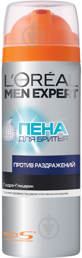 Пена для бритья L'Oreal Paris Men Expert против раздражений 200 мл - фото 1 Пена для бритья L'Oreal Paris Men Expert против раздражений 200 мл - фото 1