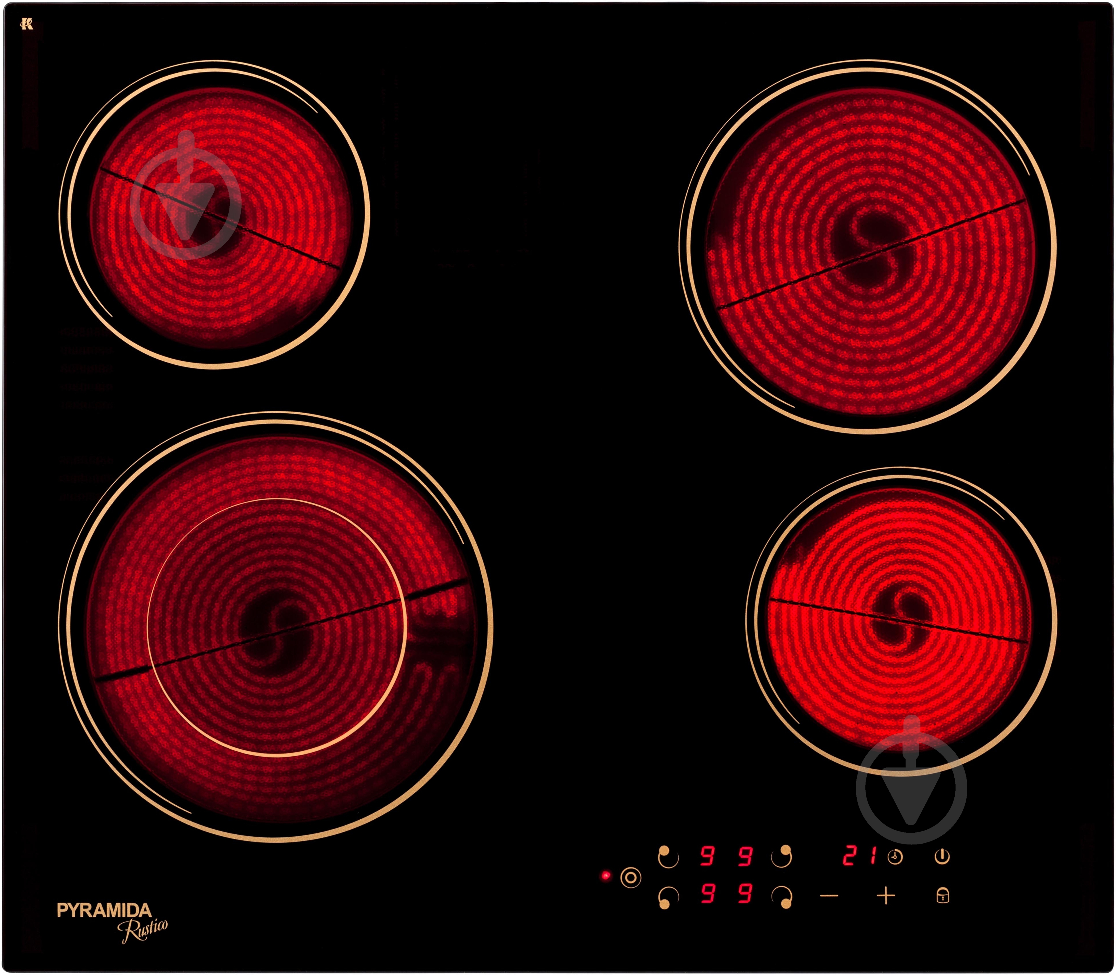 Варильна поверхня електрична Pyramida CFEA 640/1 RUSTICO - фото 5 Варильна поверхня електрична Pyramida CFEA 640/1 RUSTICO - фото 5