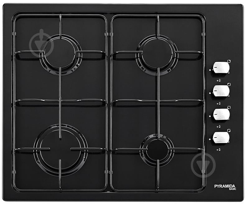 Варочная поверхность газовая Pyramida PSE 641 BLACK - фото 1