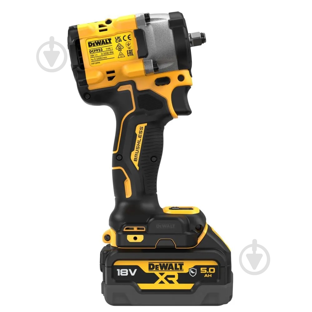 Гайковерт акумуляторний DeWalt 406 Нм DCF923P2G - фото 5