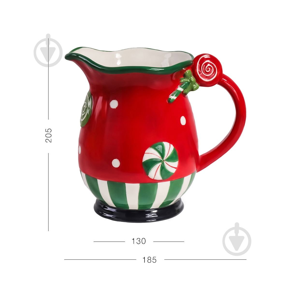 Кувшин MVM Рождество 400 мл KP-80 COLOR - фото 5 Кувшин MVM Рождество 400 мл KP-80 COLOR - фото 5