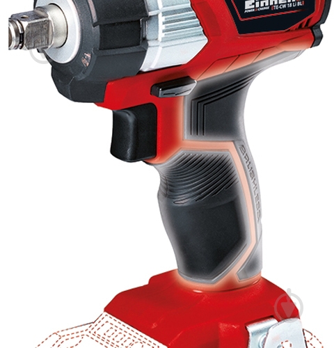 Гайковерт ударный аккумуляторный Einhell X-Change TE-CW 18 Li BL 4510040+4512097 - фото 4