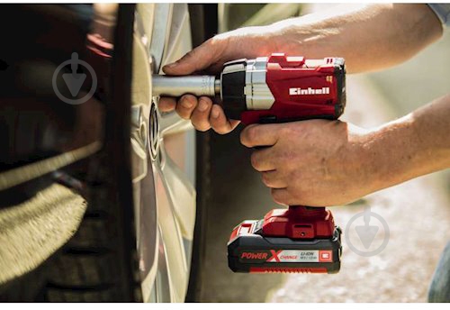 Гайковерт ударный аккумуляторный Einhell X-Change TE-CW 18 Li BL 4510040+4512097 - фото 10