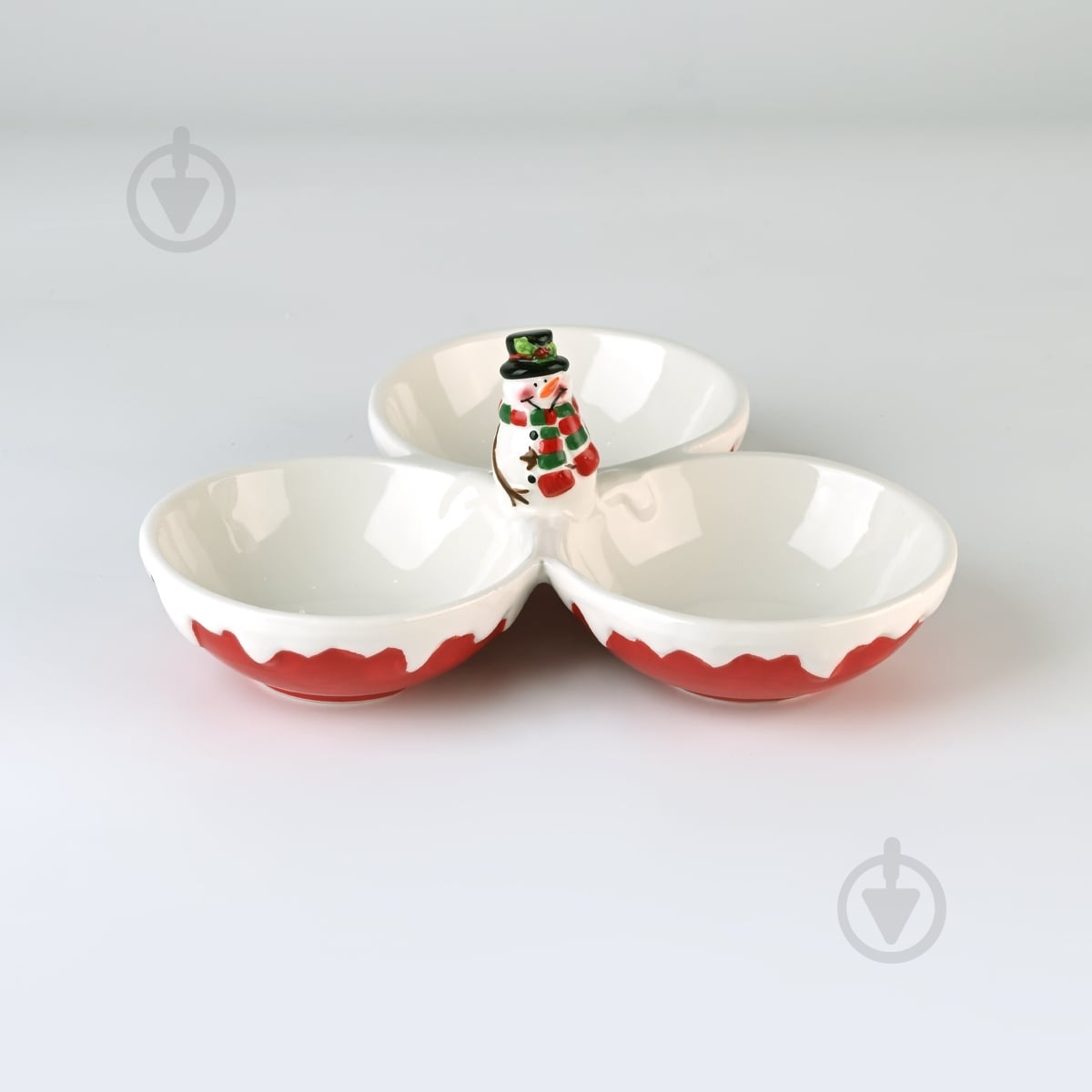 Менажница MVM Рождество 12х9х14,5 см KP-83 Red/White - фото 2 Менажница MVM Рождество 12х9х14,5 см KP-83 Red/White - фото 2