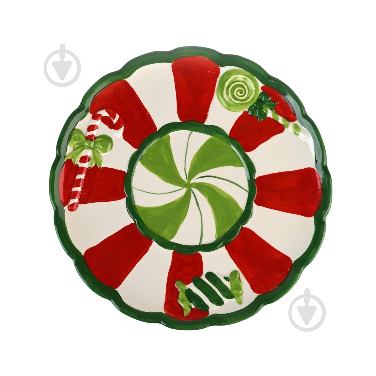 Блюдо сервировочное MVM Різдво 30,5 см KP-82 M Color - фото 1