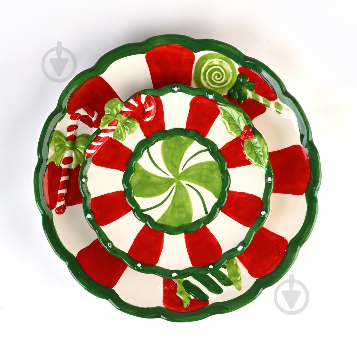 Блюдо сервировочное MVM Різдво 30,5 см KP-82 M Color - фото 9