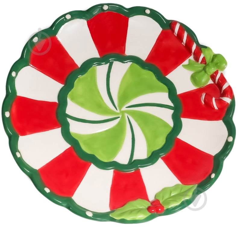 Блюдо сервировочное MVM Різдво 30,5 см KP-82 M Color - фото 1 Блюдо сервировочное MVM Різдво 30,5 см KP-82 M Color - фото 1