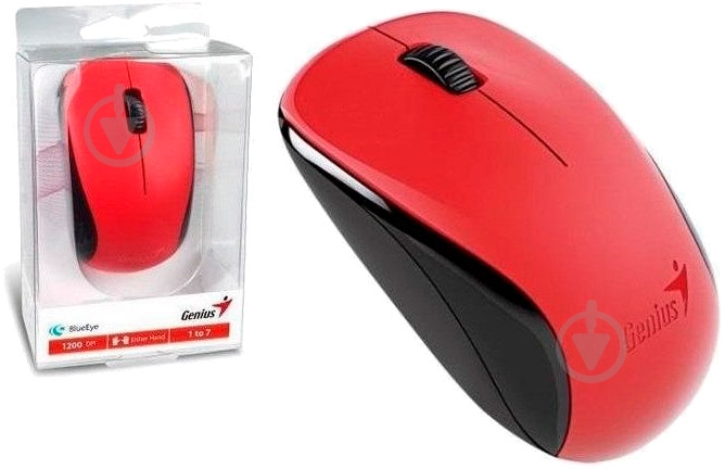 Мышь Genius NX-7000 WL (31030012403) red - фото 3 Мышь Genius NX-7000 WL (31030012403) red - фото 3