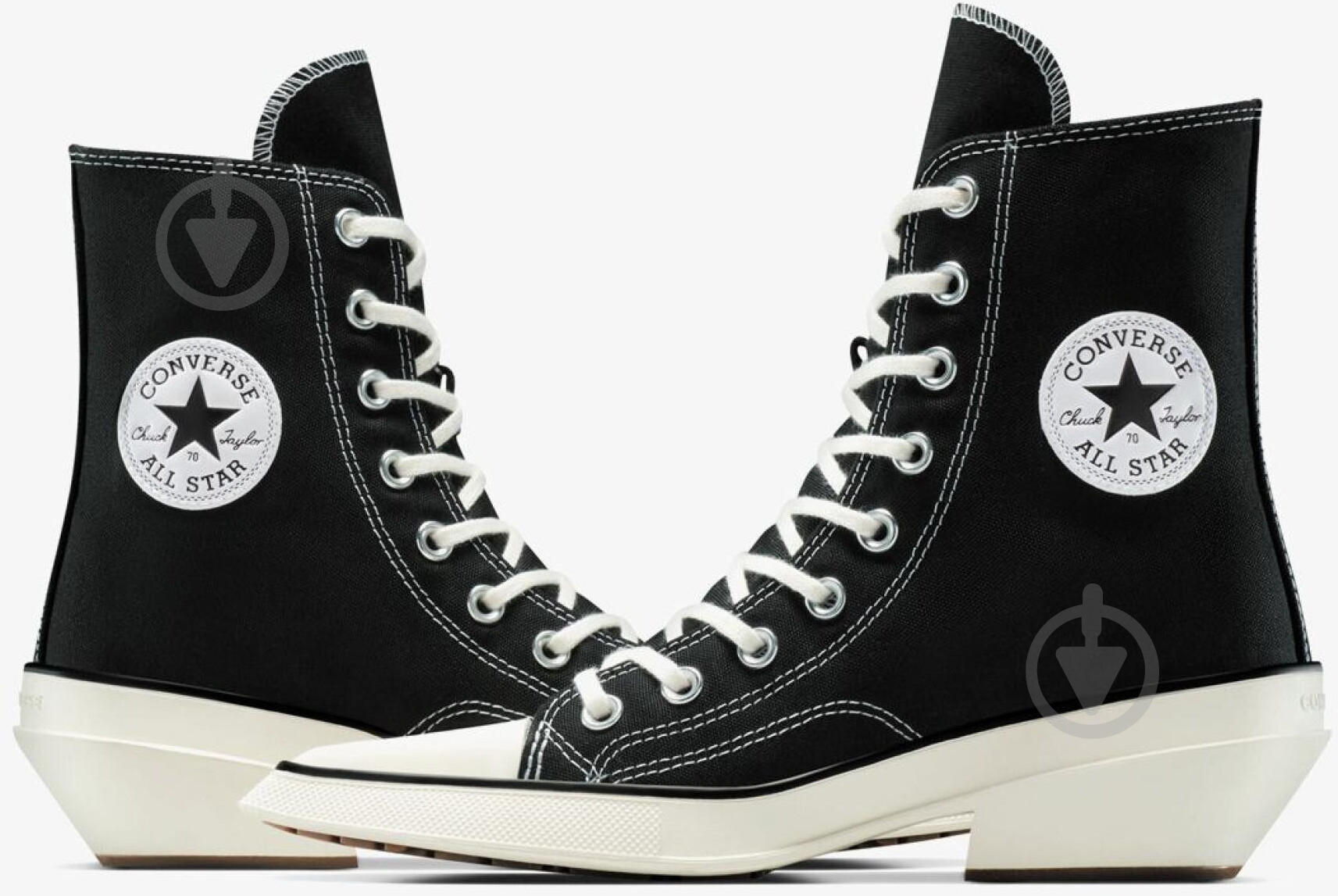 Кеди Converse Chuck 70 De Luxe Pointed A13016C р.37,5 чорний - фото 4