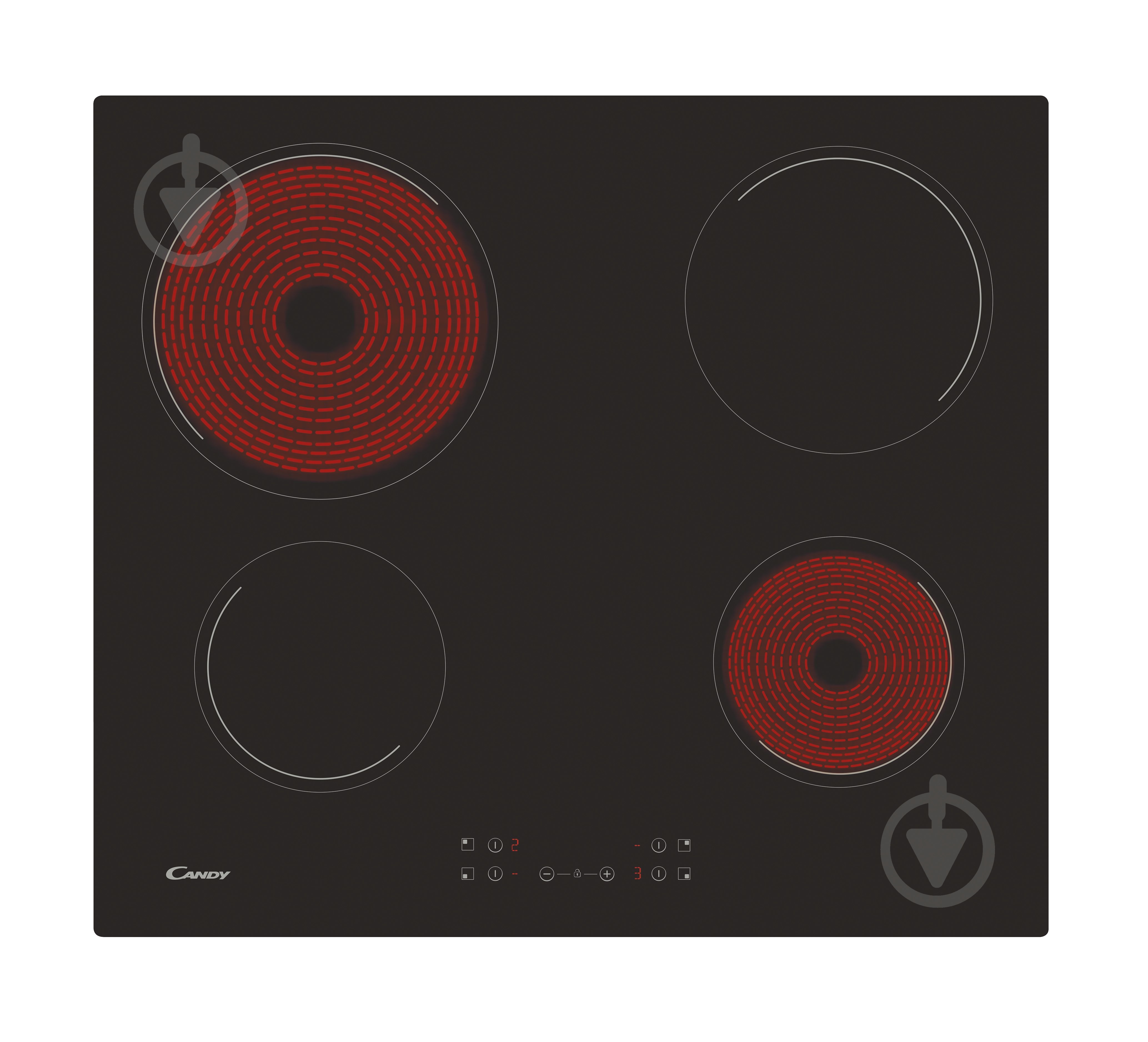 Варочная поверхность электрическая Candy CH64CCB/4U2 - фото 2