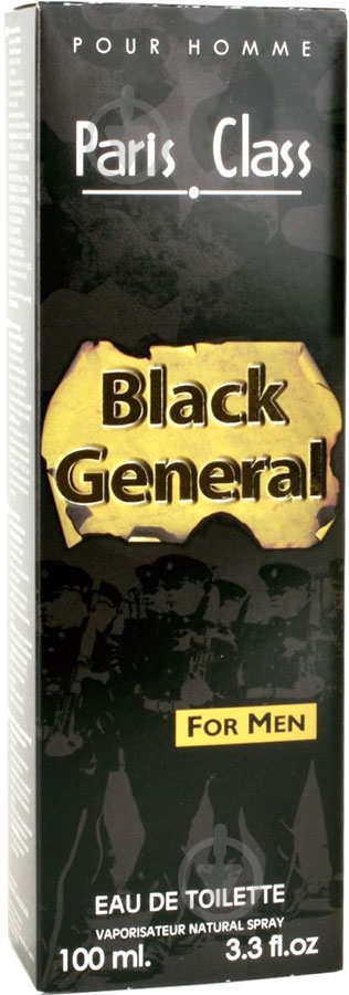 Туалетная вода Paris Class Black General 100 мл - фото 2 Туалетная вода Paris Class Black General 100 мл - фото 2