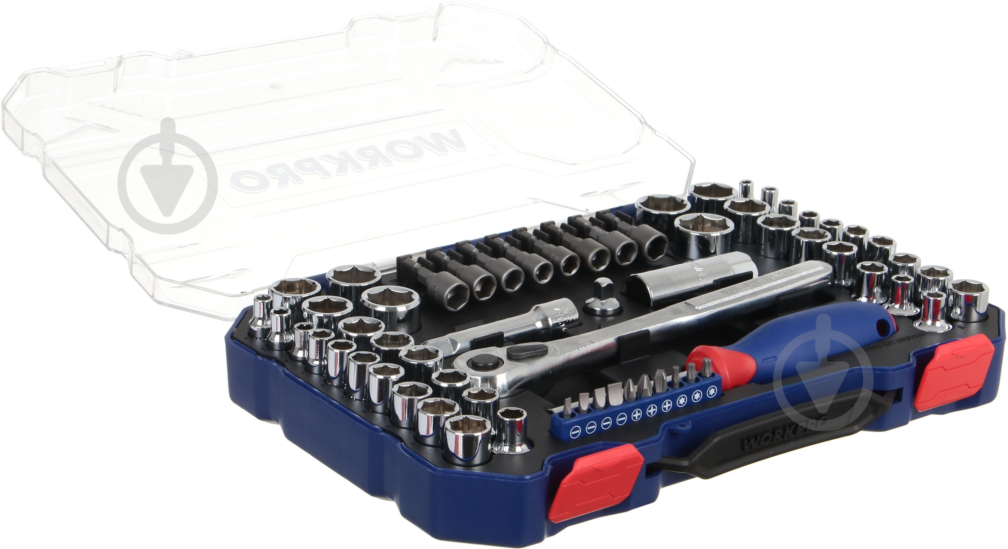 Набор головок и бит WORKPRO 63 шт. W003070 - фото 10