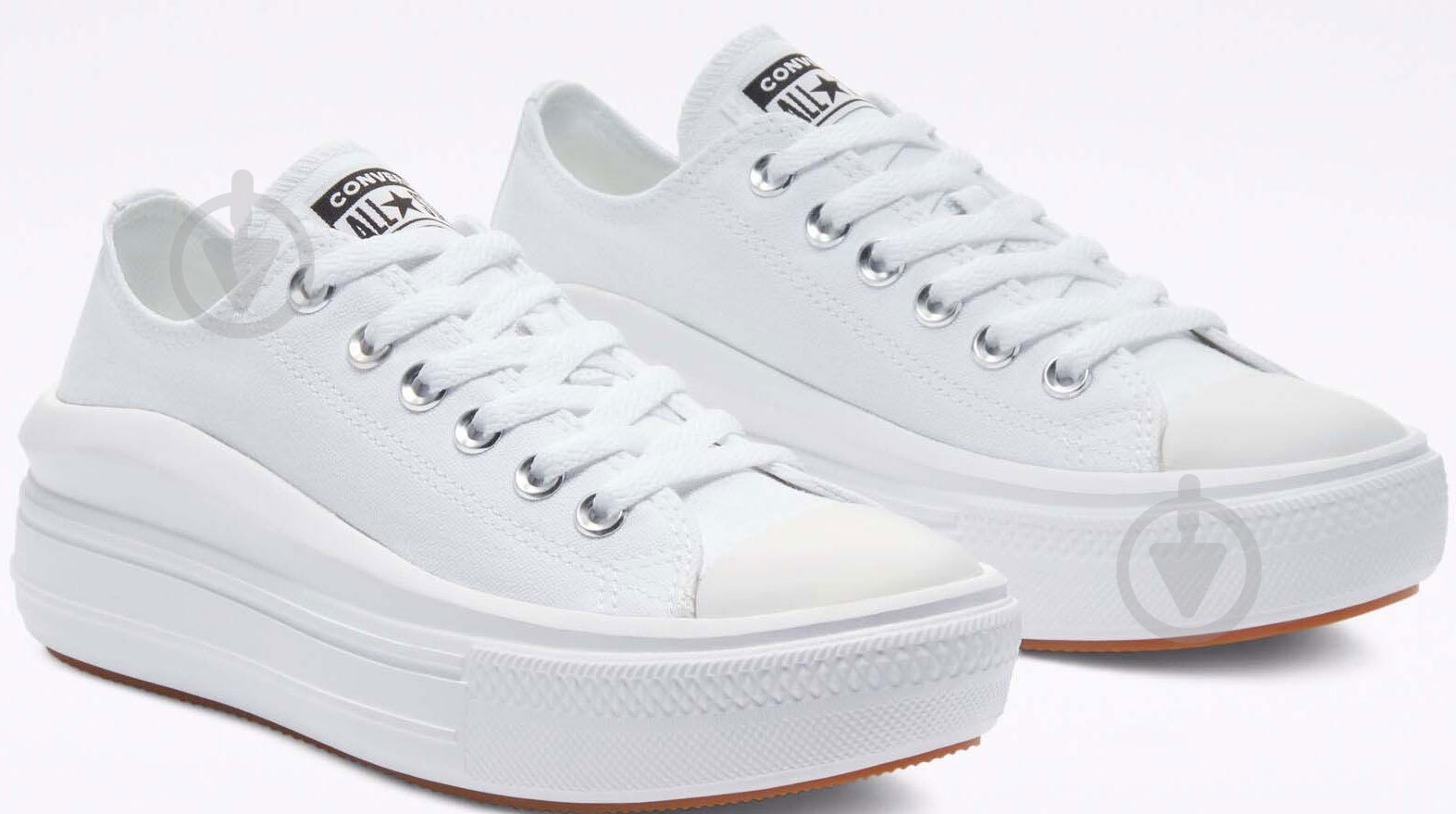Кеды Converse Chuck Taylor All Star Move 570257C р.37,5 белый - фото 2