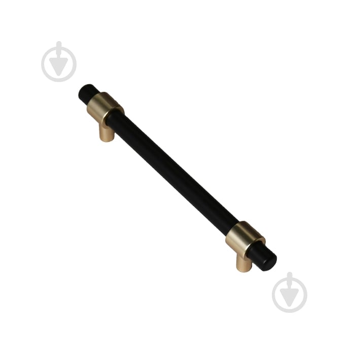 Меблева ручка скоба Kerron 128 мм S-3411-128 MBN-MGN чорний/золото - фото 2 Меблева ручка скоба Kerron 128 мм S-3411-128 MBN-MGN чорний/золото - фото 2