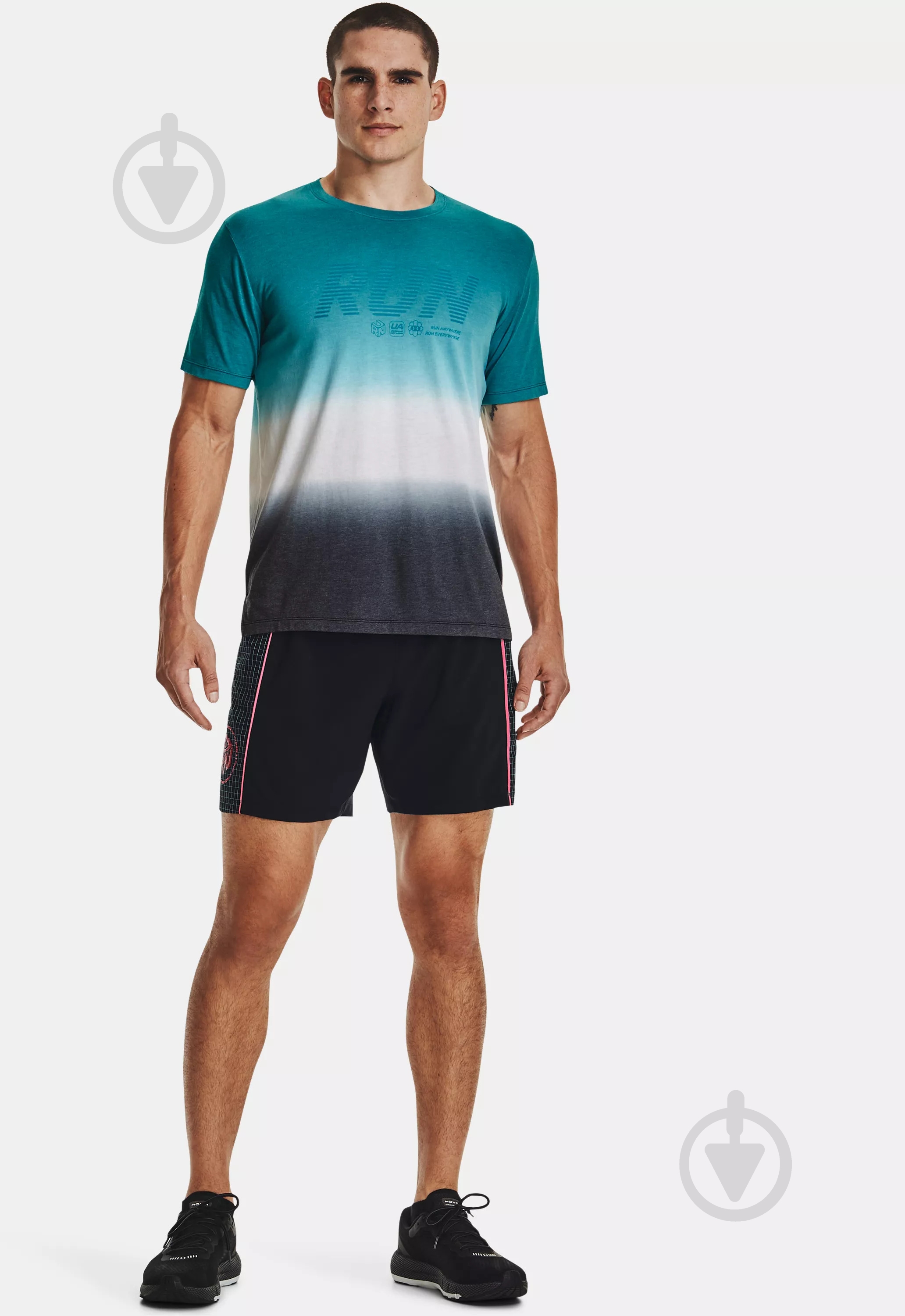 Футболка Under Armour 1370329-452 р.M зеленый - фото 1