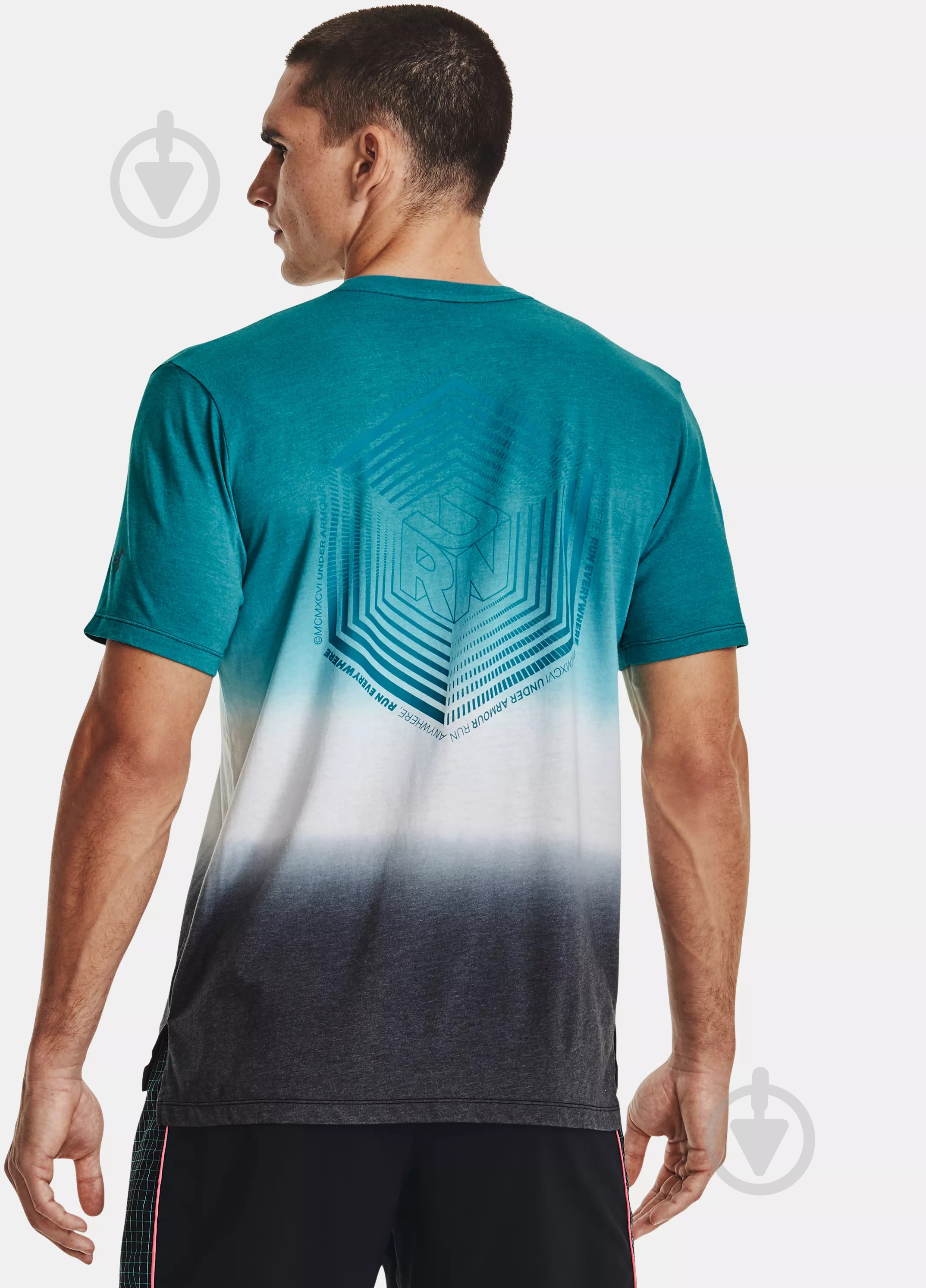 Футболка Under Armour 1370329-452 р.M зеленый - фото 2