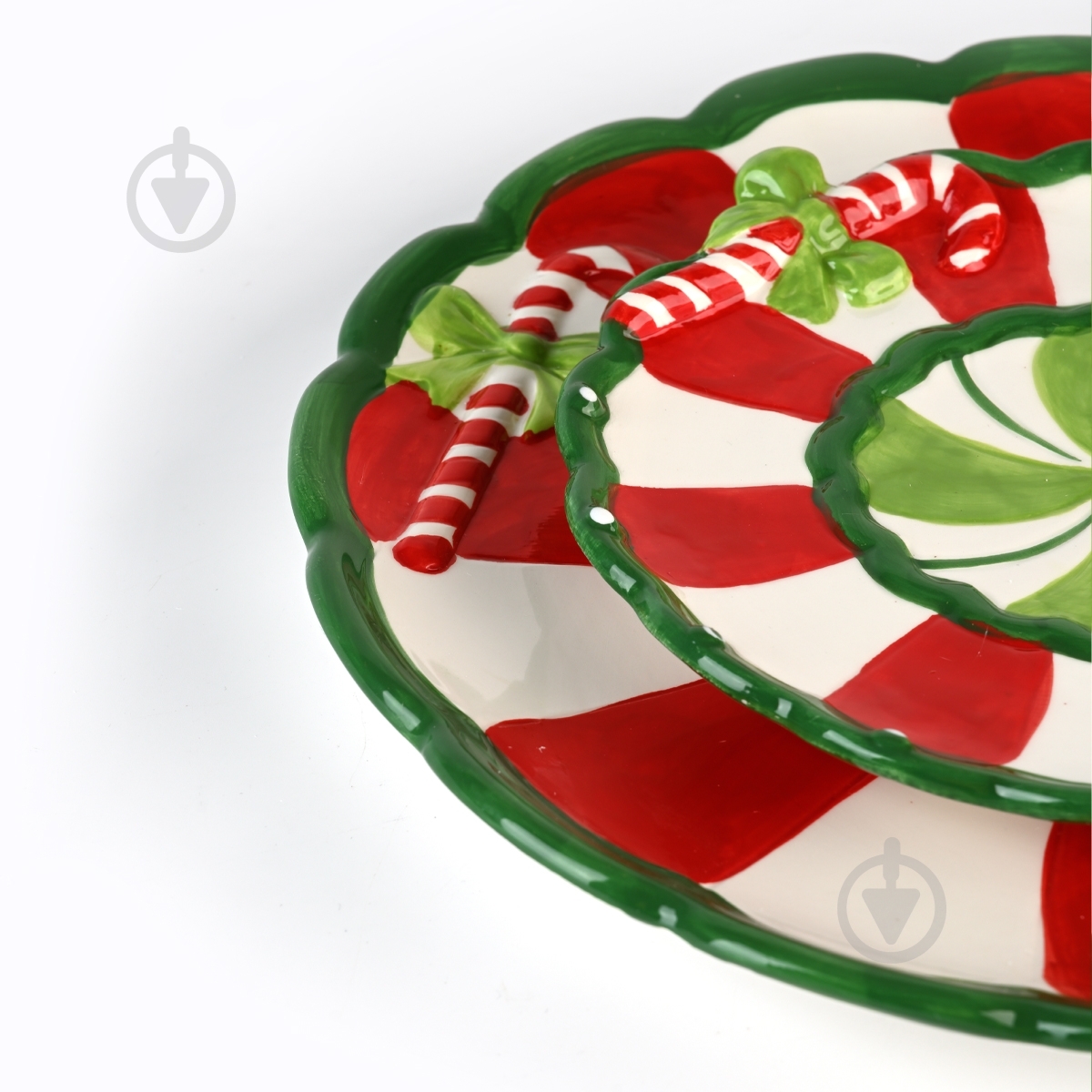 Тарелка сервировочная MVM Рождество 20,5 см KP-82 S Color - фото 13