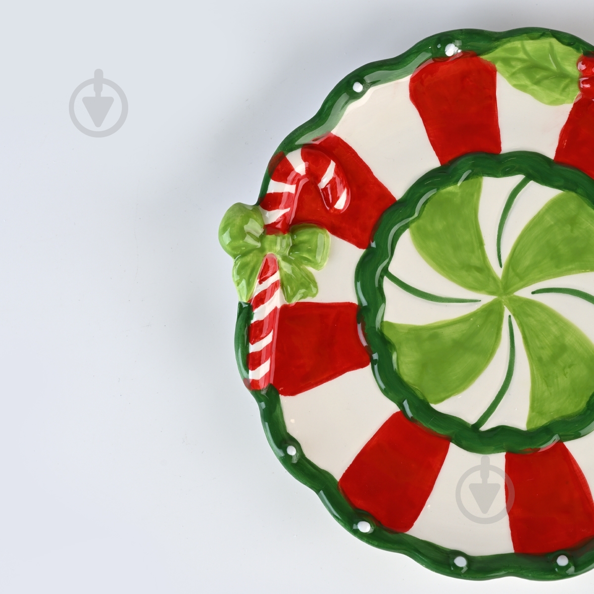 Тарелка сервировочная MVM Рождество 20,5 см KP-82 S Color - фото 3