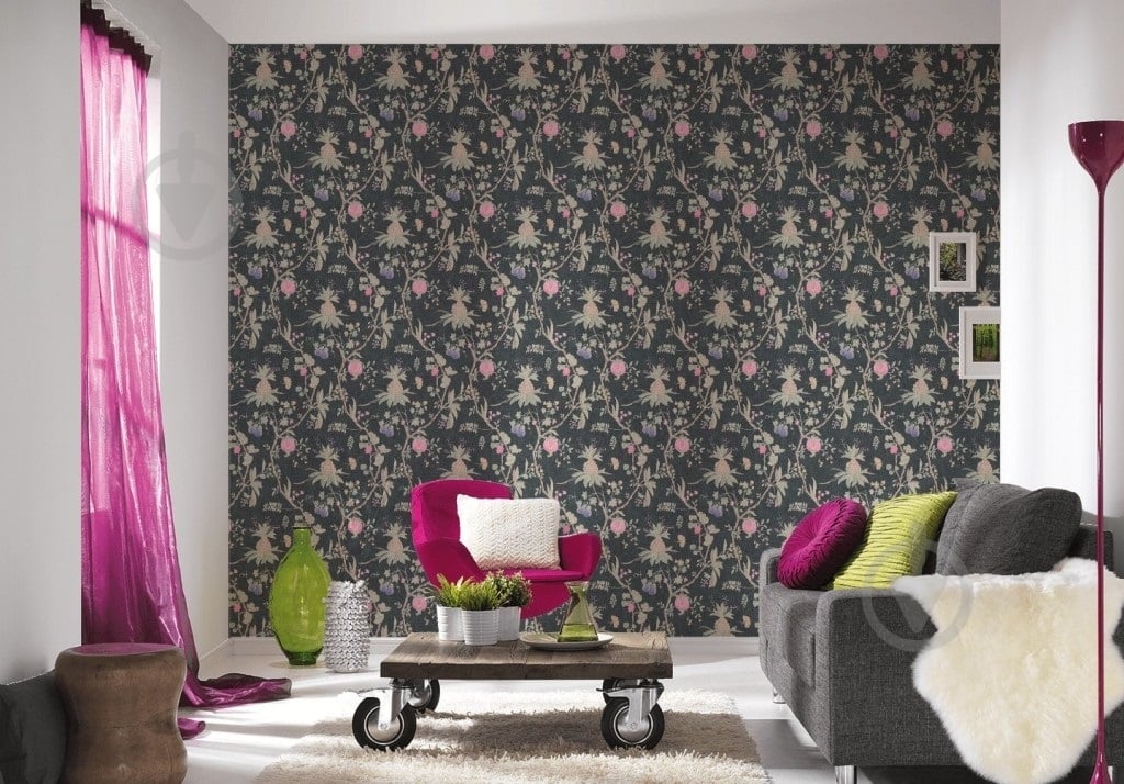 Обои виниловые горячего тиснения A.S. Creation Paradise Garden 36719-7 0,53x10,05 м - фото 2